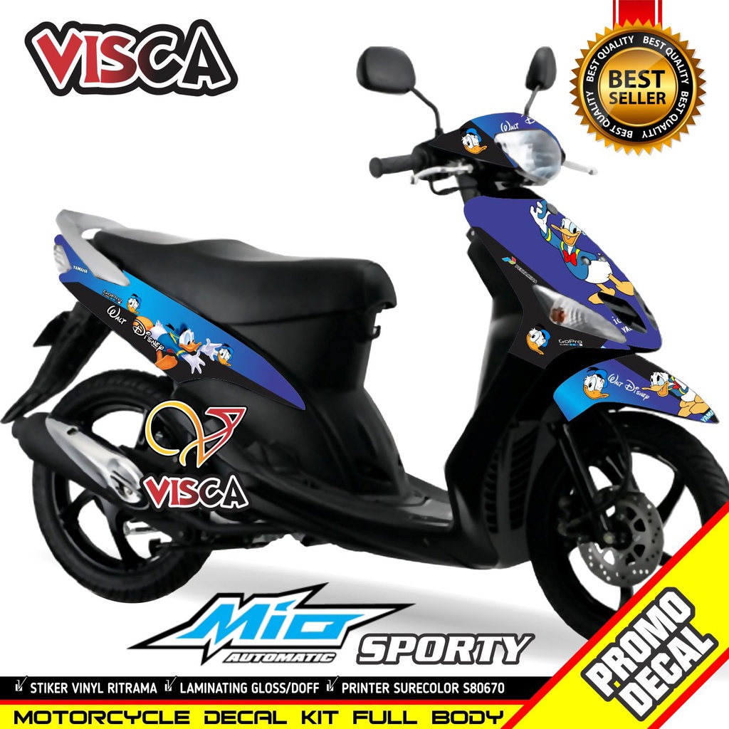 Decal Mio Sporty Full Body Stiker Mio Sporty Full Body Striping Mio Sporty Variasi Decal Hologram Mi
