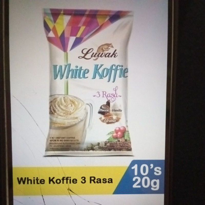 

white koffie 3 rasa 10's