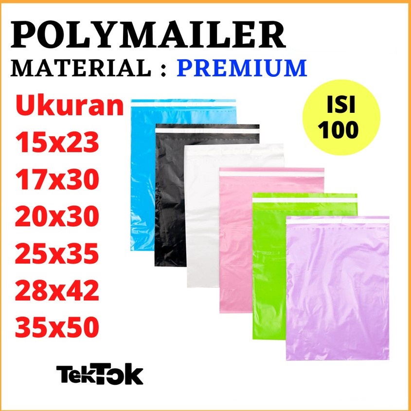 

Plastik Polymailer Kantong Packing dengan Seal Tebal Premium