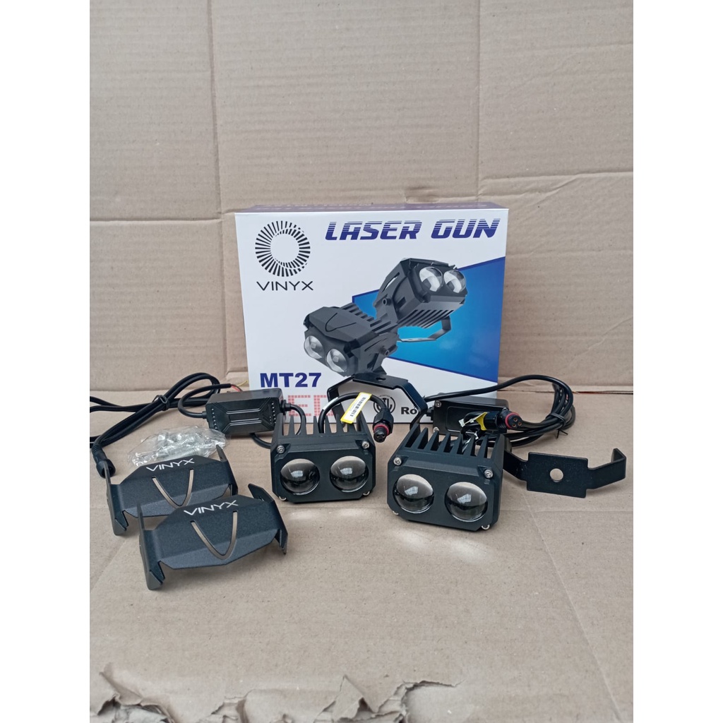 Lampu Tembak Sorot LED Laser Gun MT27 / U10 D2 MT 27 Motor Mobil Lampu sorot tembak 2mata viral led MT27 Original Lasergun