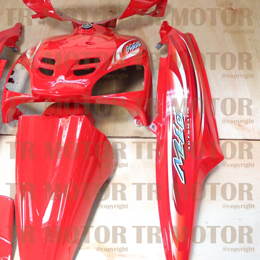 Body Mio Sporty Full Set 2007 Merah Body Halus Mio Sporty Mio Lama