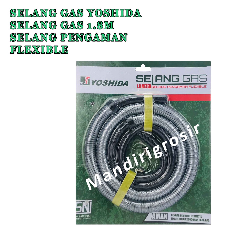 Selang Gas Yoshida * Selang Indo Gas * Paket Selang Gas * Selang Gas 1.8M