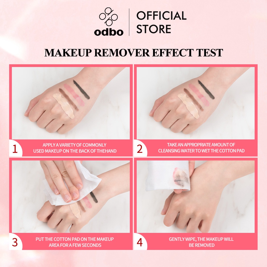 Odbo [BPOM] Micellar Cleansing water Aloe Vera makeup Removal moisturzing micellar micellar water 100ml/300ml/500ml cleansing water penghapus makeup pembersih make up Micelar water kulit sensitif