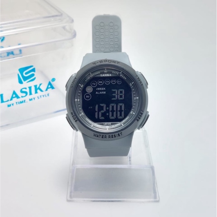 FREE BOX Jam Tangan Digital Unisex Water Resistant ORIGINAL LASIKA Type 8145