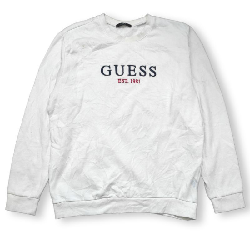 Crewneck Guess Second Original Putih