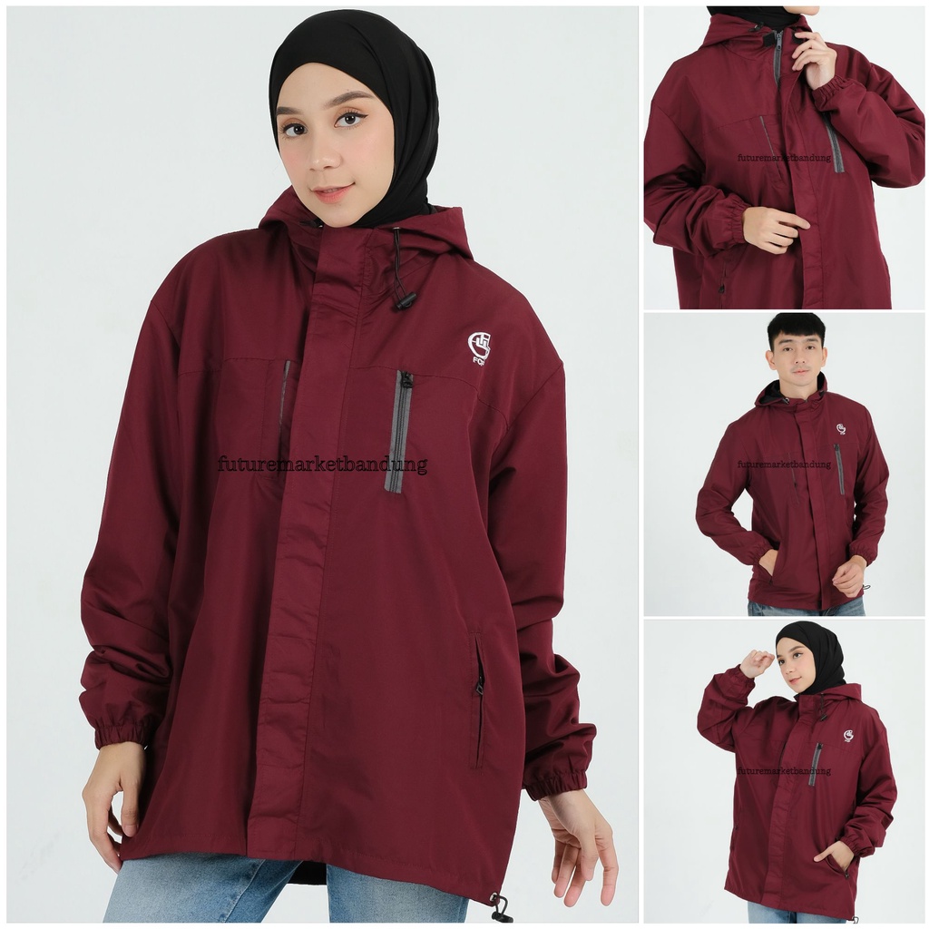 Jaket pria wanita M L XL XXL jumbo IKC 002 distro cbr six Bandung keren grosir pakaian pria H0D7 jacket jaket parasut parasit jaket gunung pria wanita WATERPROOF ORIGINAL FCF jaket hoodie jaket cowok cewek