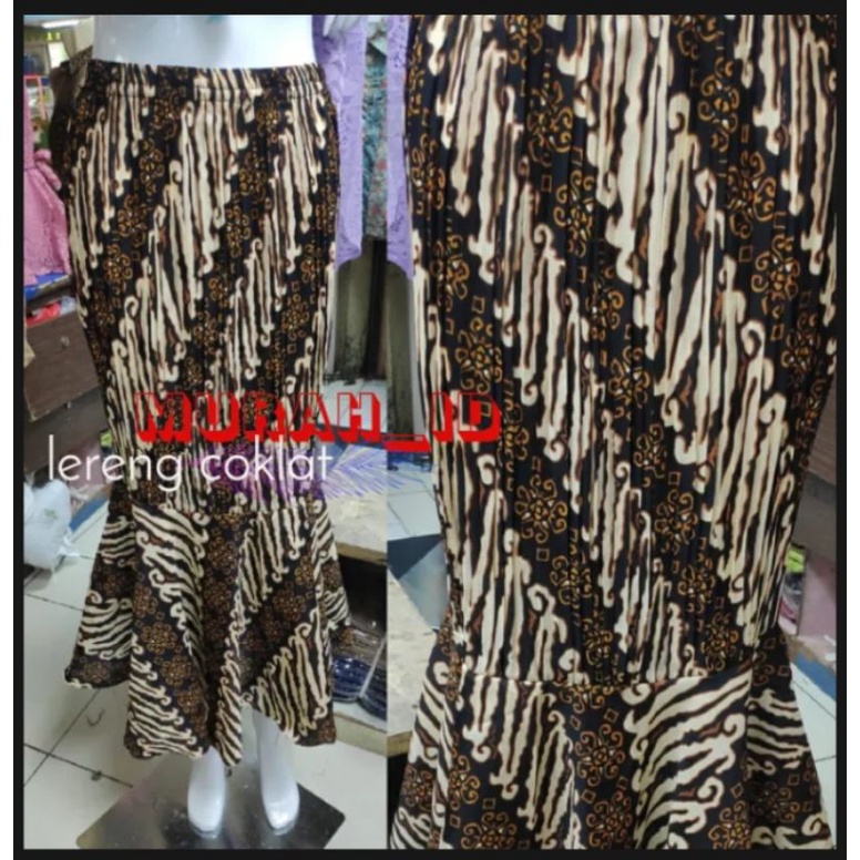 ROK DUYUNG BATIK PLISKET/ Bawahan Kebaya Duyung/ Rok Batik Plisket Duyung