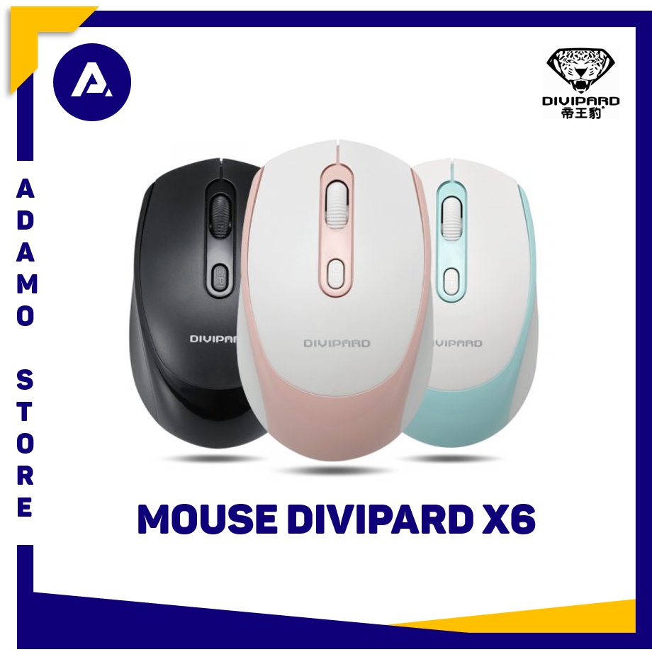 Mouse Wireless Divipard X6 Silent Wireless Mouse