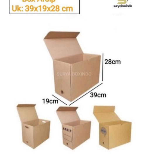 

₿ Box Arsip 39x19x28 cm/Kardus arsip/Box File/Document ㊕