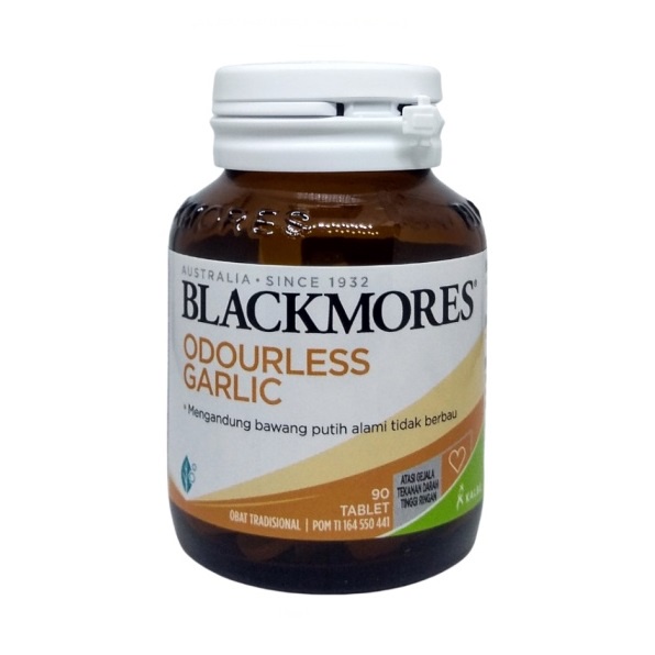 Blackmores Odourless Garlic Black Mores More Blackmore Odourles Odorless Odorles 90 tablet Vitamin S