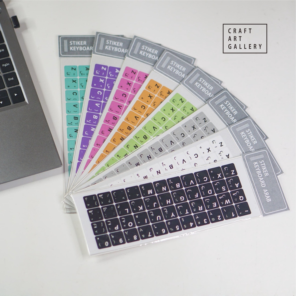 STIKER KEYBOARD ARAB - STICKER KEYBOARD ARABIC LAPTOP PC