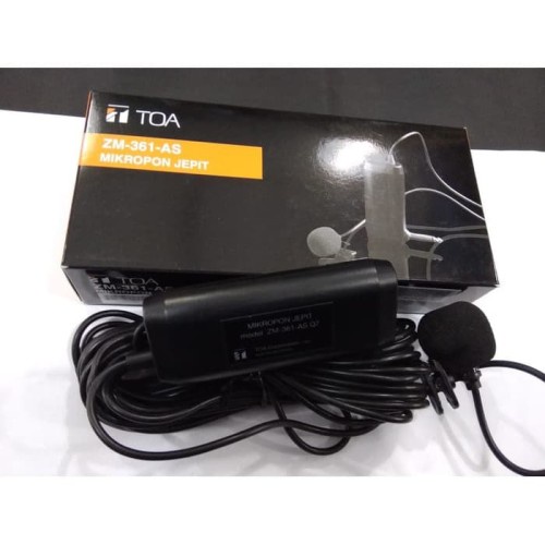 GROSIR MIC JEPIT/MIC KANCING/ MIC IMAM TOA ZM-361-AS ORIGINAL GARANSI RESMI TOA