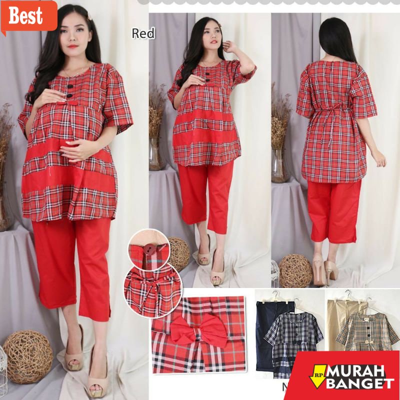 baju hamil modern simple Stelan baju hamil jumbo/baju hamil jumbo/baju menyusui/pakaian hamil,xxl ju