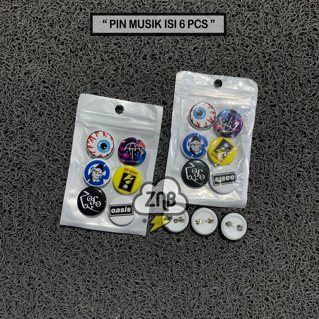 Pin Button Mini Accessories Jaket / Hoodie / Kemeja / Tas / Topi