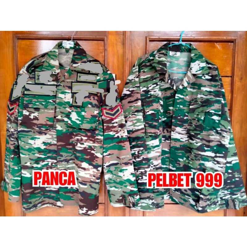 BAJU PDL VELBED MULTICORP 999 LORENG TERBARU TNI-AD
