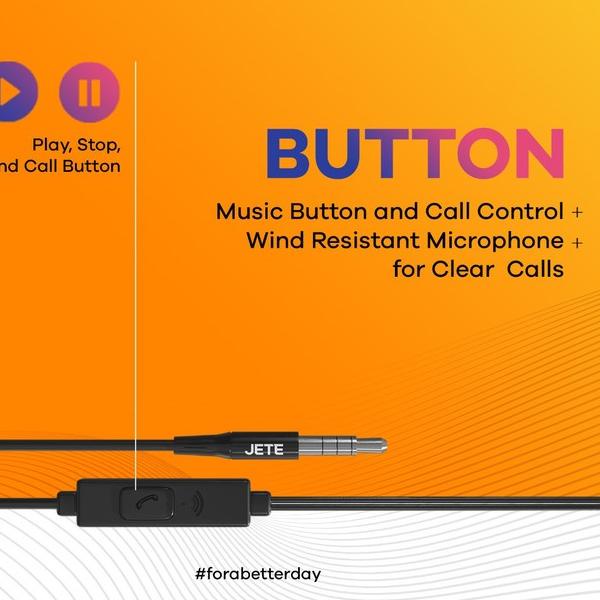 Earphone Handsfree Headset JETE HA3 with Audio Power Bass Original