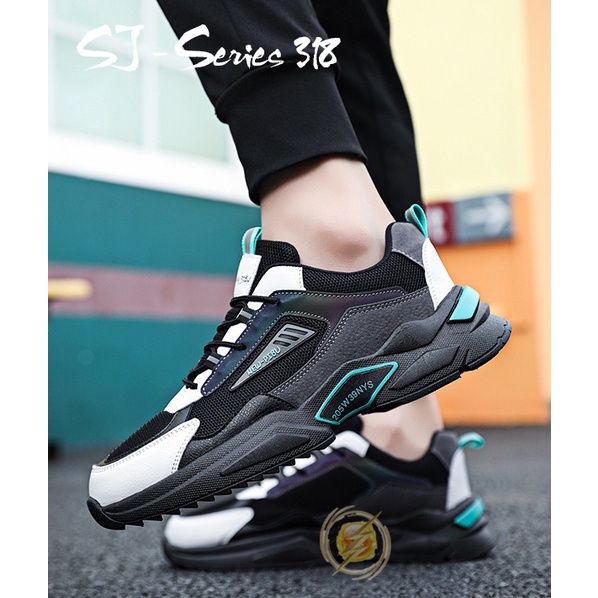 [JWALK] Sepatu Sneakers Pria Casual Trendy Buat Kuliah atau Nongkrong Kualitas Import Premium -318