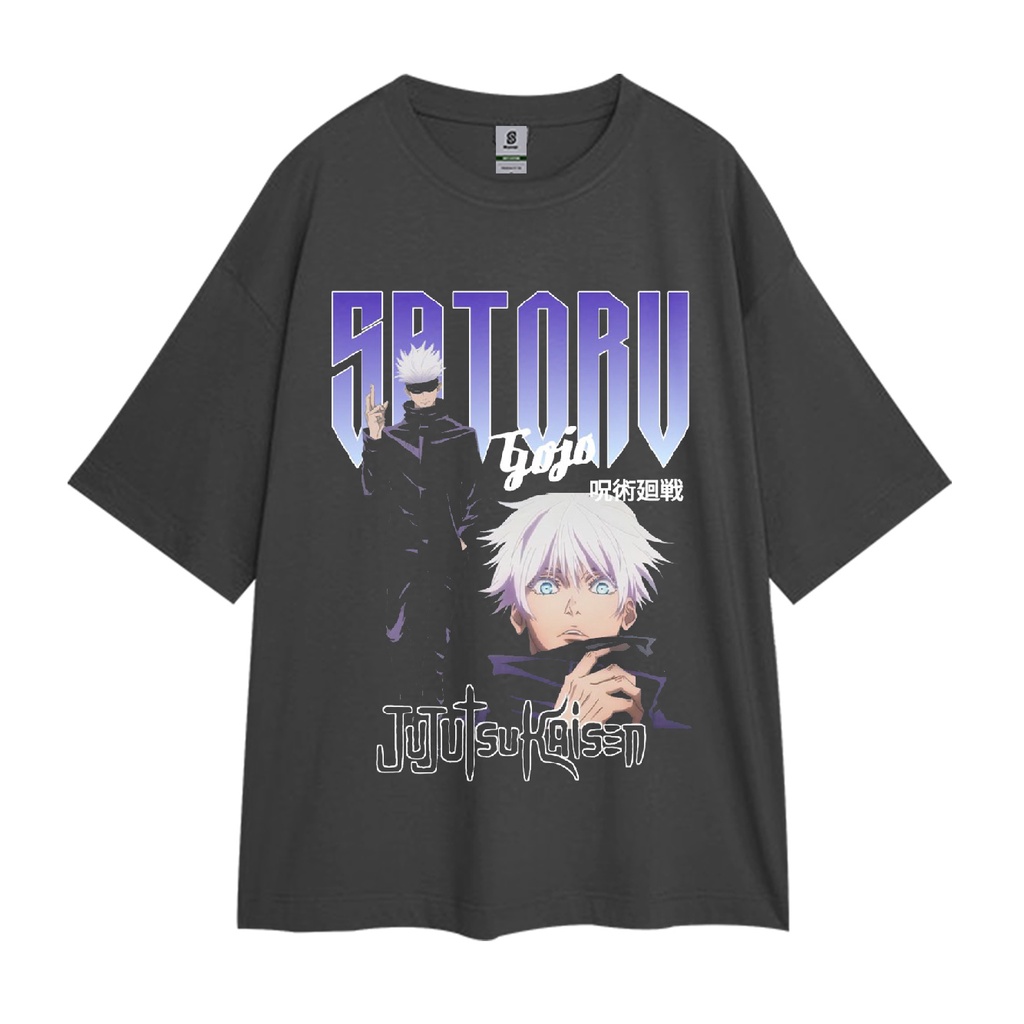 GOJO SATORU JUJUTSUKAISEN VINTAGE STYLE OVERSIZE TEE