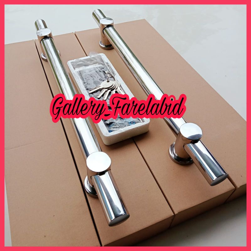 80 Cm Handle Pintu Rumah Stainless Steel 60 Cm Set Body Pelor Gagang Pintu Rumah Modern 45 Cm Bodi Pelor Pegangan Pintu Kupu Tarung Tarikan Pintu Rumah Minimalis