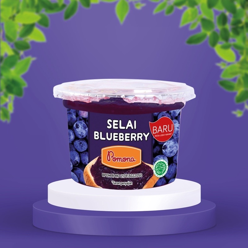 

Pomona Selai Blueberry 140 gram