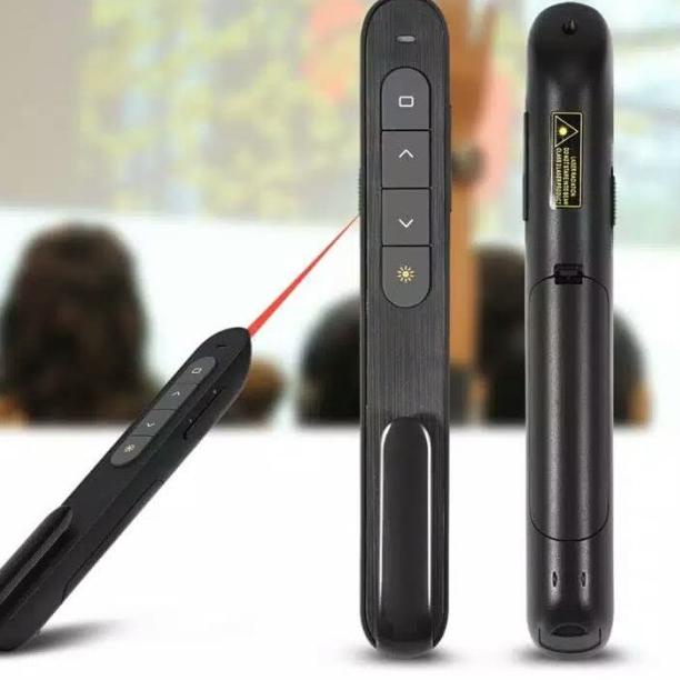 Wireless Remote Control USB PowerPoint Presentasi Laser Pointer pen