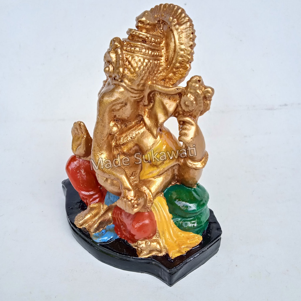 Patung Ganesha Resin tinggi 12cm kerajinan Bali