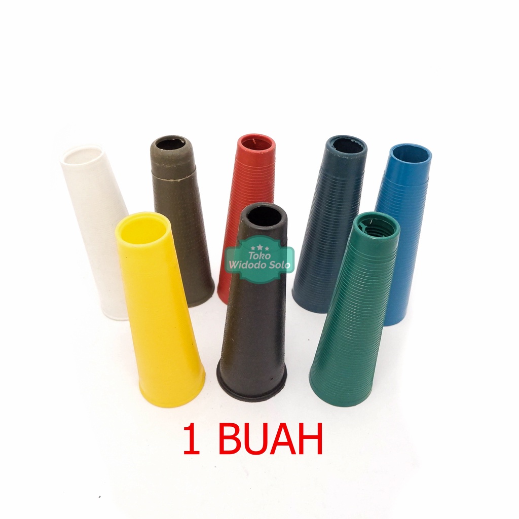Cones Plastik Bekas Benang 35x115mm Kletek Bahan Terompet - 1 Buah
