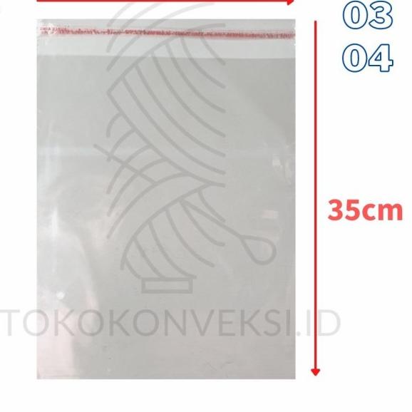 

Plastik OPP 500 Lembar Ukuran 25x35 Tebal 04