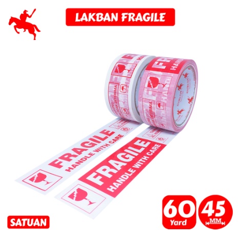 

Lakban OPP Tape / Lakban Fragile KSATRIA Tape 45mm x 60 Yard NOTED : Tanpa Video Unboxing