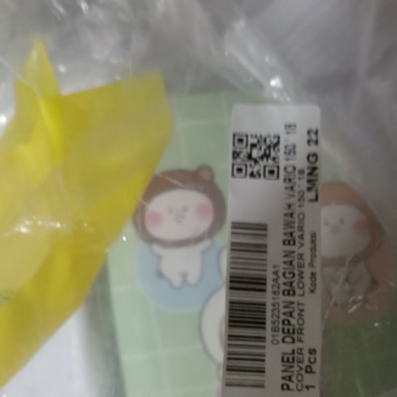 Panel Lumpur Depan Bagian Bawah Honda Vario 125/150 18 Panel Paru Tengah