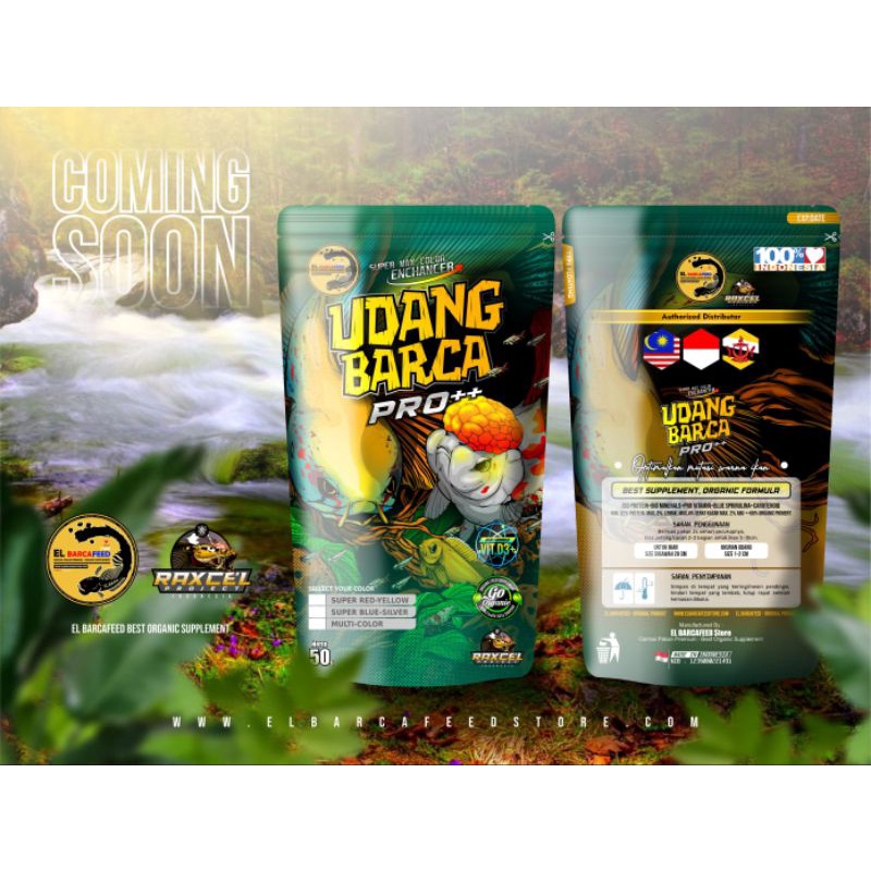 Udang Pro++ Elbarca El Barca Feed Red Yellow Booster Pakan