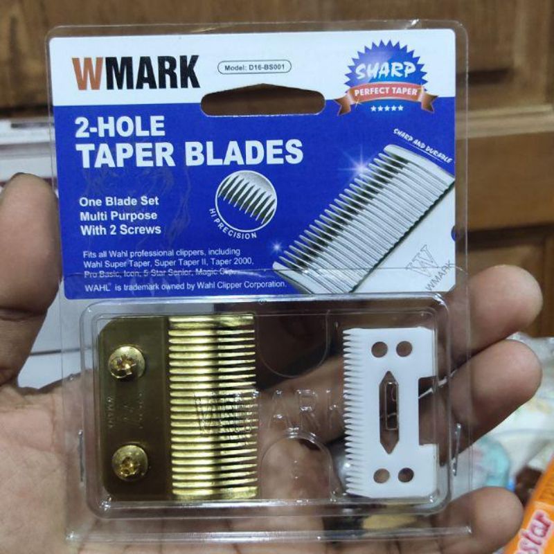 Pisau WMARK W4 Keramik / Ceramic Blade  gigi mesin cadangan super taper potong gunting cukur pangkas rambut