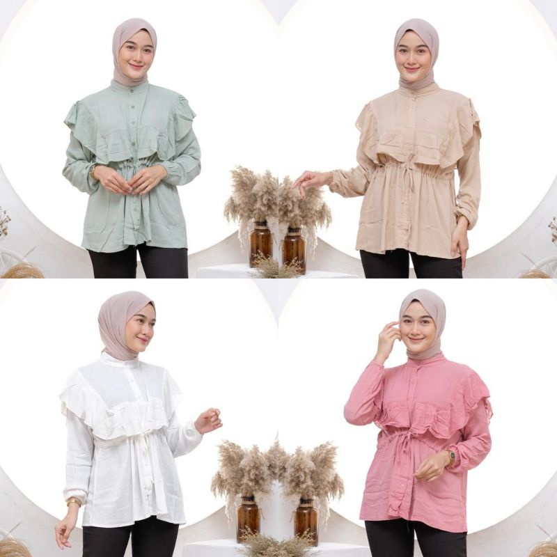 Blouse VIRAL Rayon Airflow Jumbo - Meggi Blouse //655