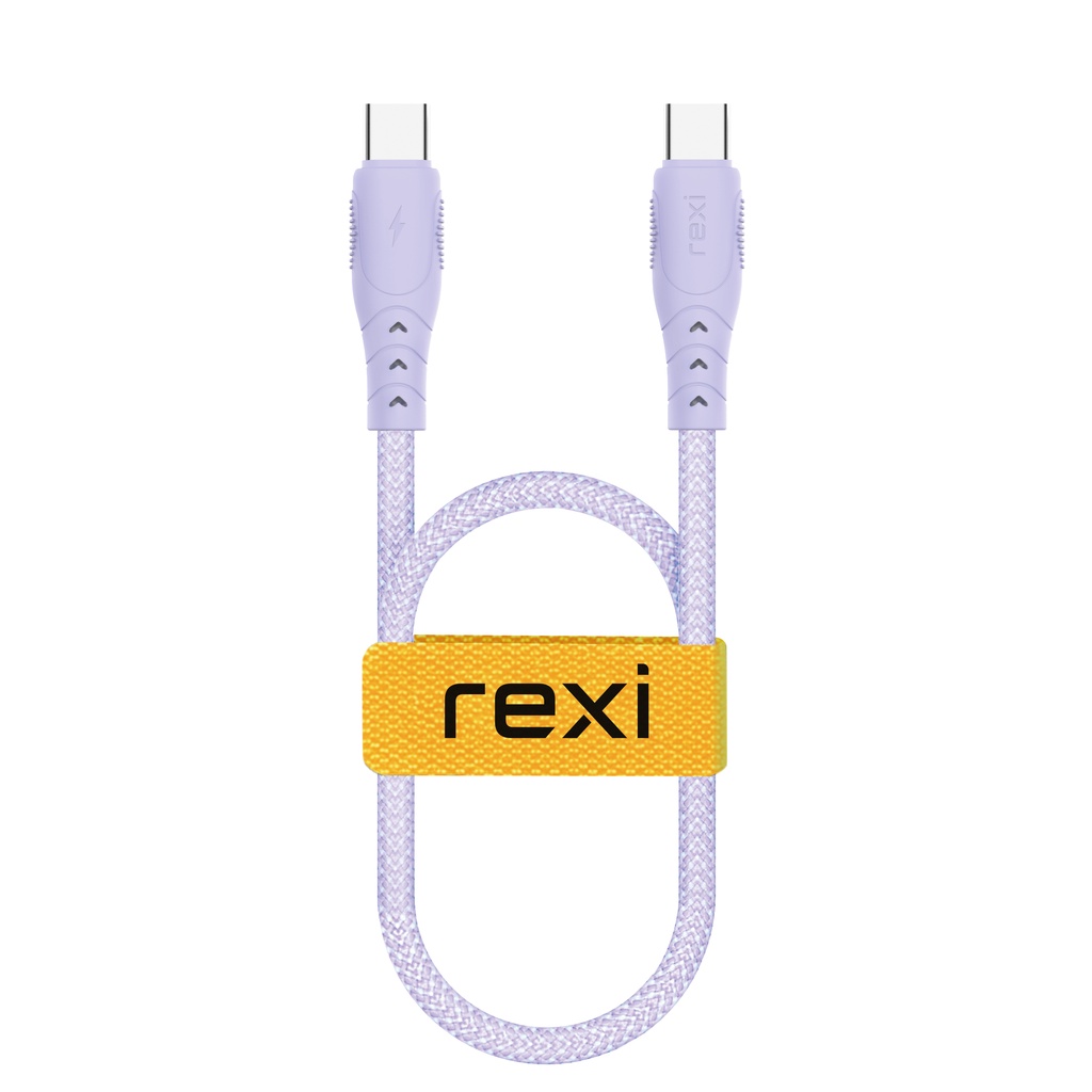 Rexi 45W Kabel Data Type C ke Type C / USB-C to USB-C Quickcharge 3.0 Color Pop Ki01-CC