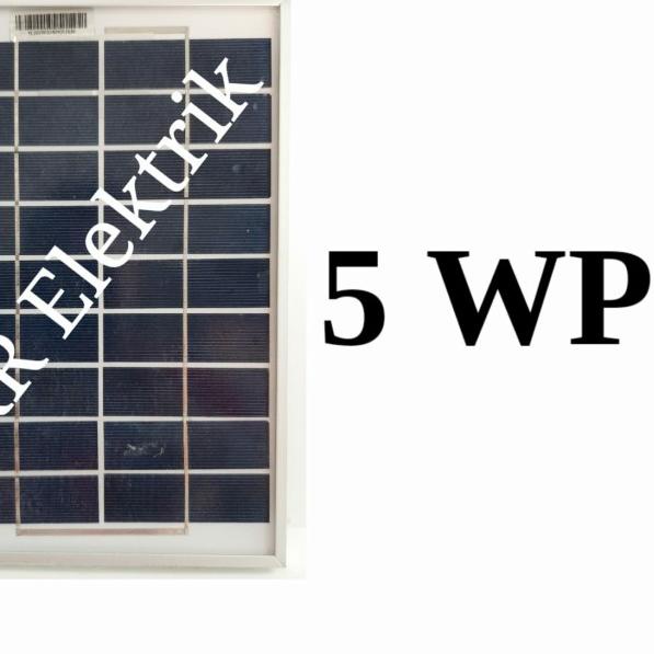Solar Panel Solar Cell Panel Surya 5wp Poly 5Wp Polycrystalline