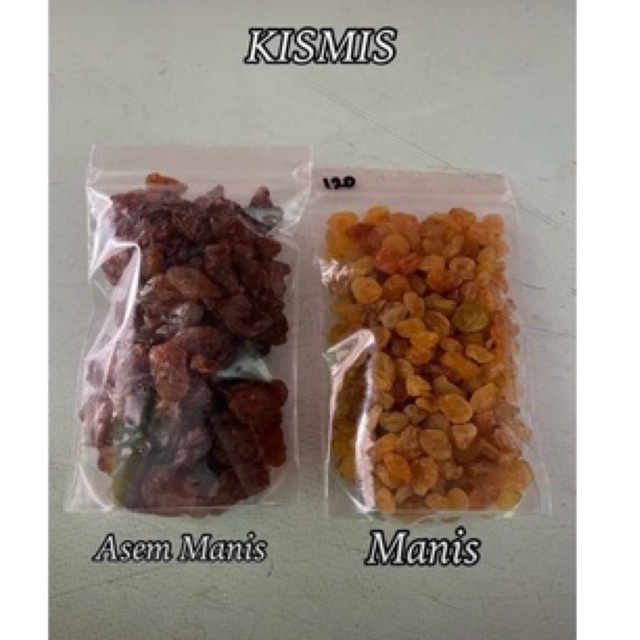 

Kismis Manis/Kismis Asem