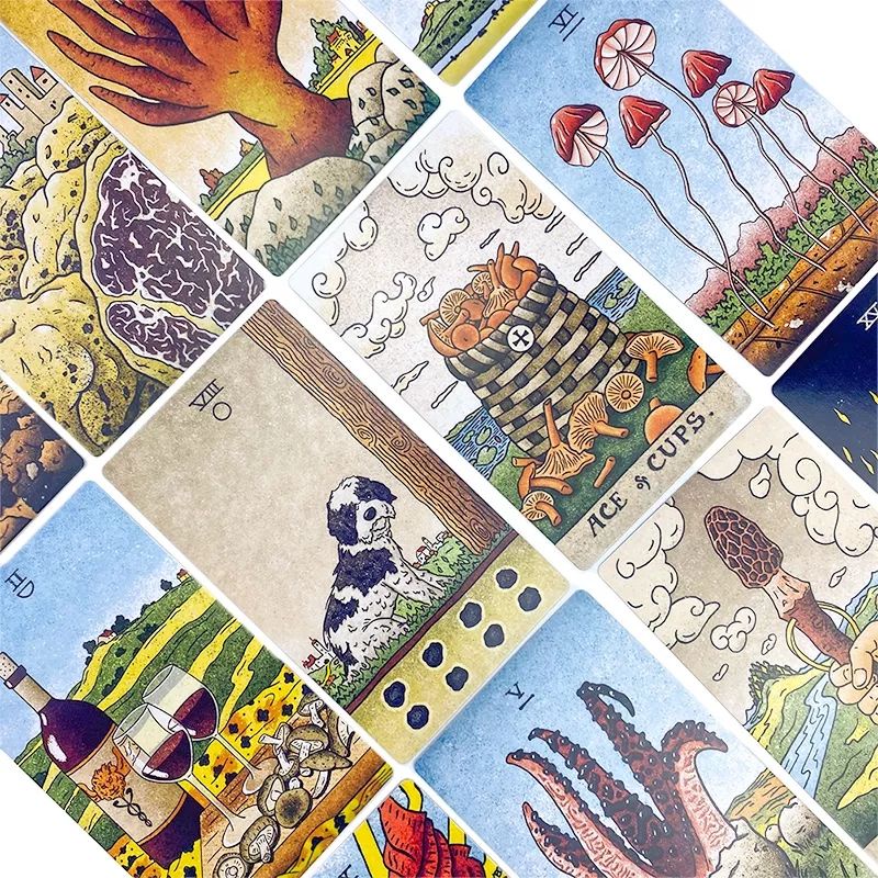 Mushroom Hunter Tarot 12x7cm include guide paper