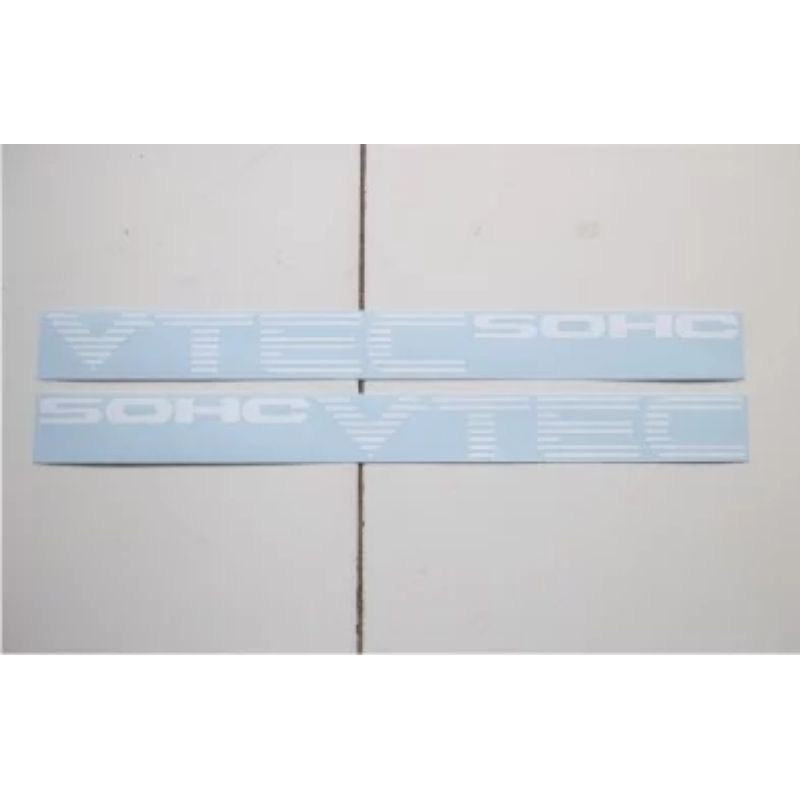 Stiker VTEC SOHC Cutting Sticker  mobil Vthcec Sohc