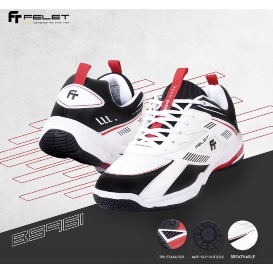 SEPATU BADMINTON TERBARU FELET BS961/BS962/B965/BS966 ORIGINAL