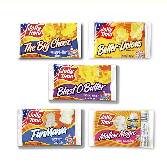 

Jolly Time Microwave Popcorn - Family Combo Mania