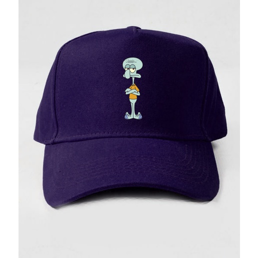 Topi Baseball Squidward Grumpy