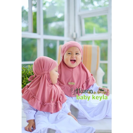 hijab bayi, baby Keyla ORI Husna