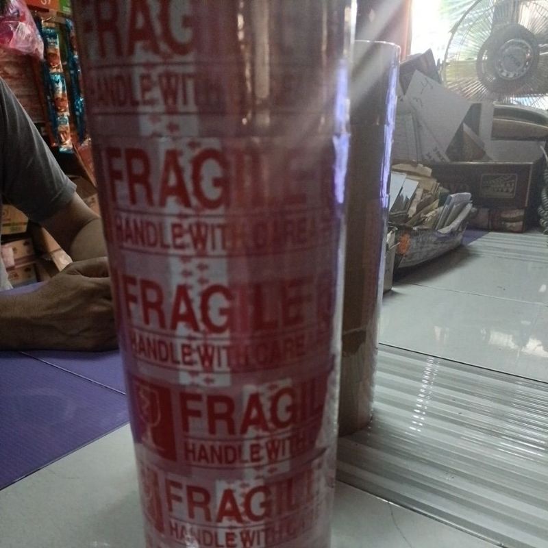 LAKBAN BENING, COKLAT DAN FRAGILE MERAH  , BOEDHI TAPE SATU PCS