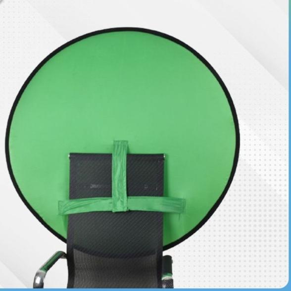 Green Screen Lipat Portable | Background untuk Zoom - Green Screen 01