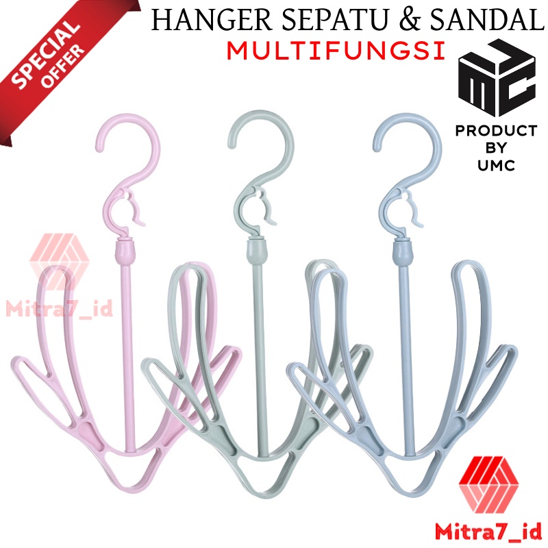 [M7] GANTUNGAN JEMUR SEPATU DAN SANDAL / HANGER SEPATU