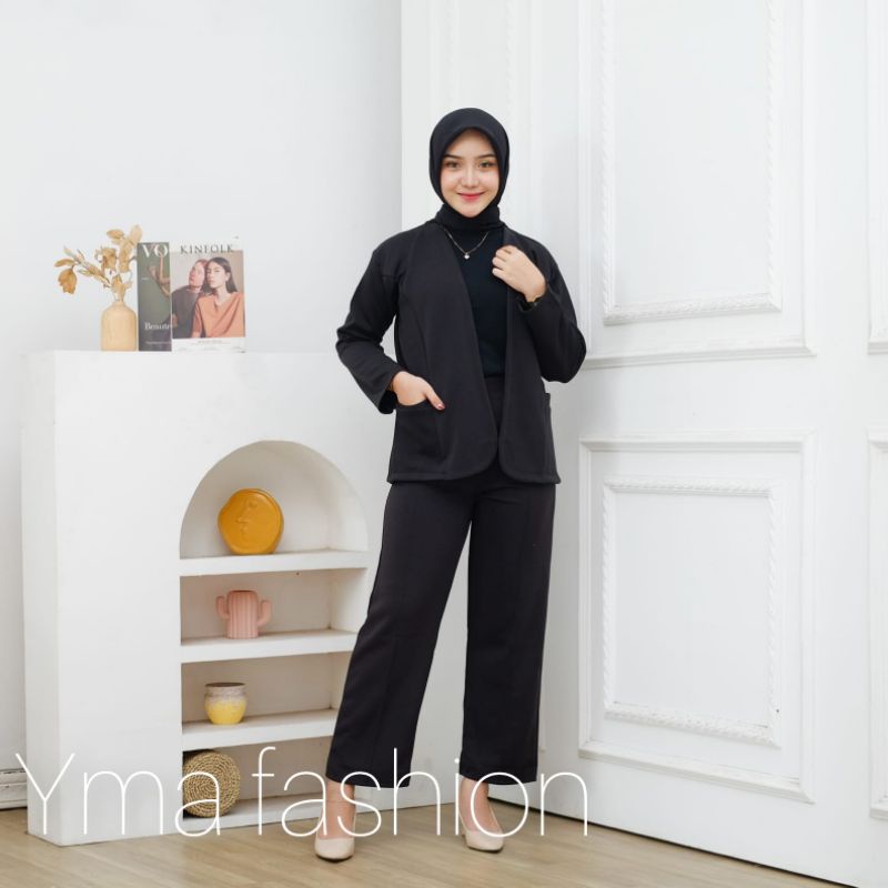 YMA // Nabila blezer skuba // CARDIGAN JEANS