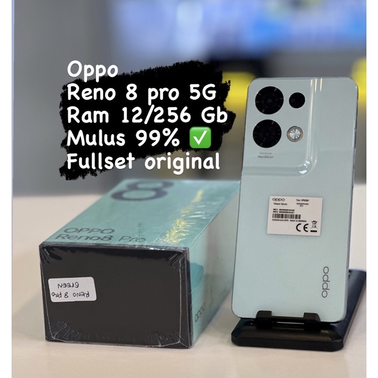 Jual Seken oppo reno 8 pro 5g ram 12/256 like new | Shopee Indonesia