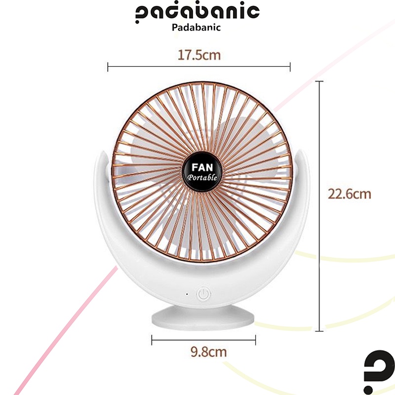 Kipas Meja Mini Lingkaran Fan Machine 9930 Kipas Meja pakai USB Kabel