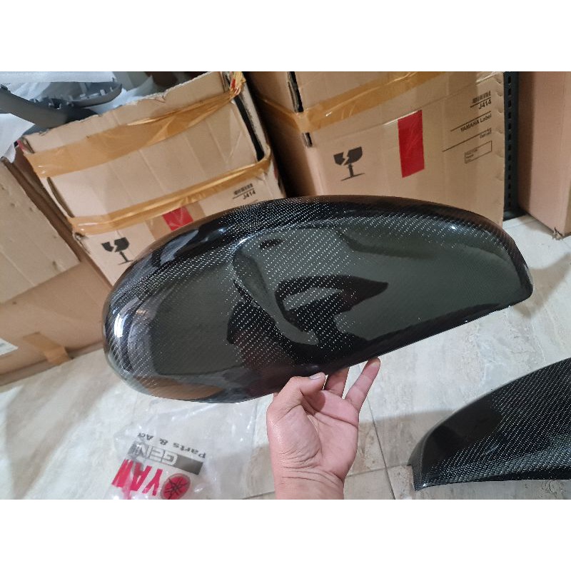 yamaha xsr 155 cover samping tangki yamaha xsr 155 carbon kevlar asli