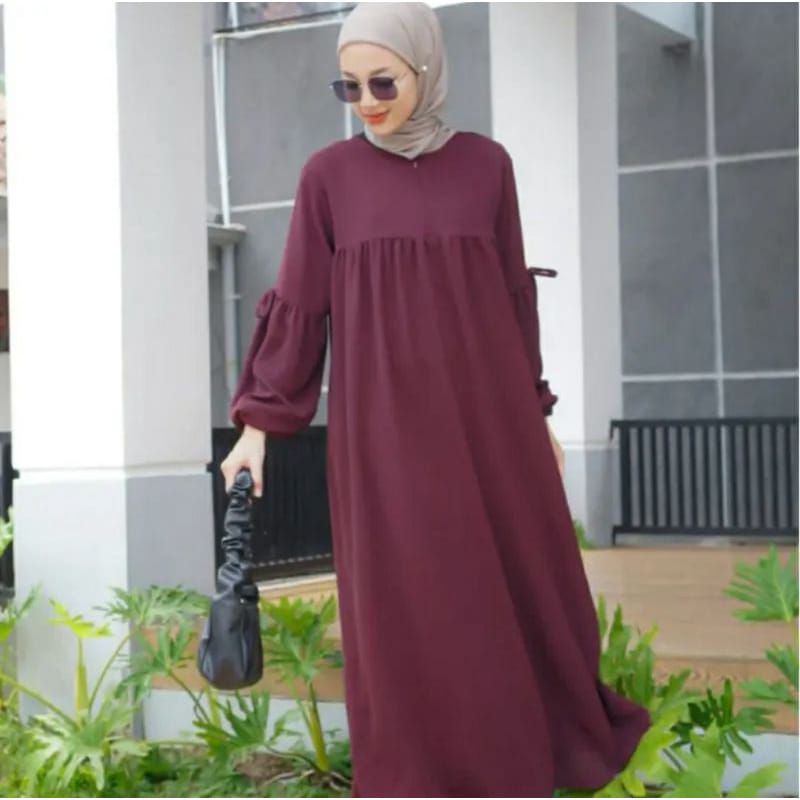 IRIANA DRESS/FASHION DRESS WANITA MATT CRINKEL AIRFLOW/GAMIS WANITA KEKINIAN